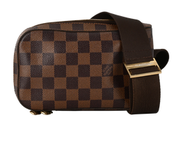 Vintage Geronimo Sling Crossbody, Canvas, Damier Ebene, CA1003 (2003), 2*